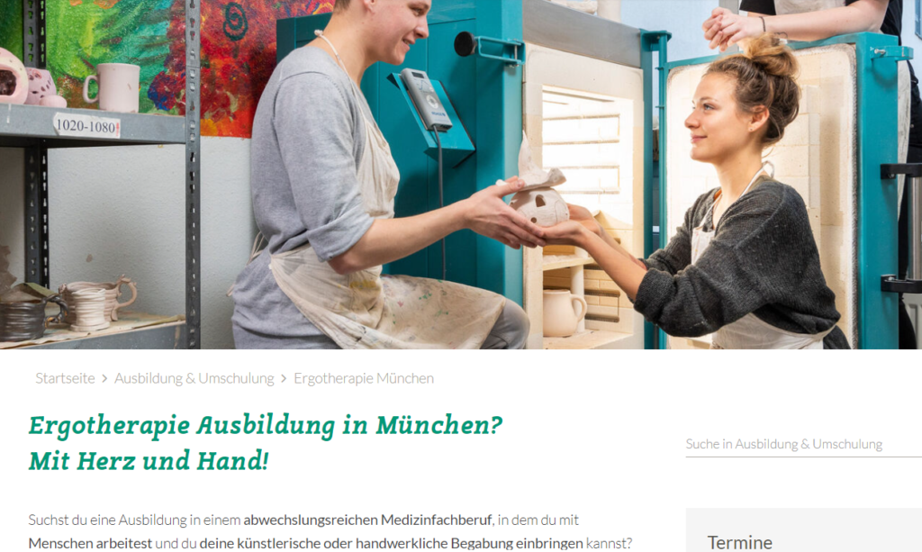 dean communication Website-Relaunch Webtexte erstellen für einen Bildungsanbieter
