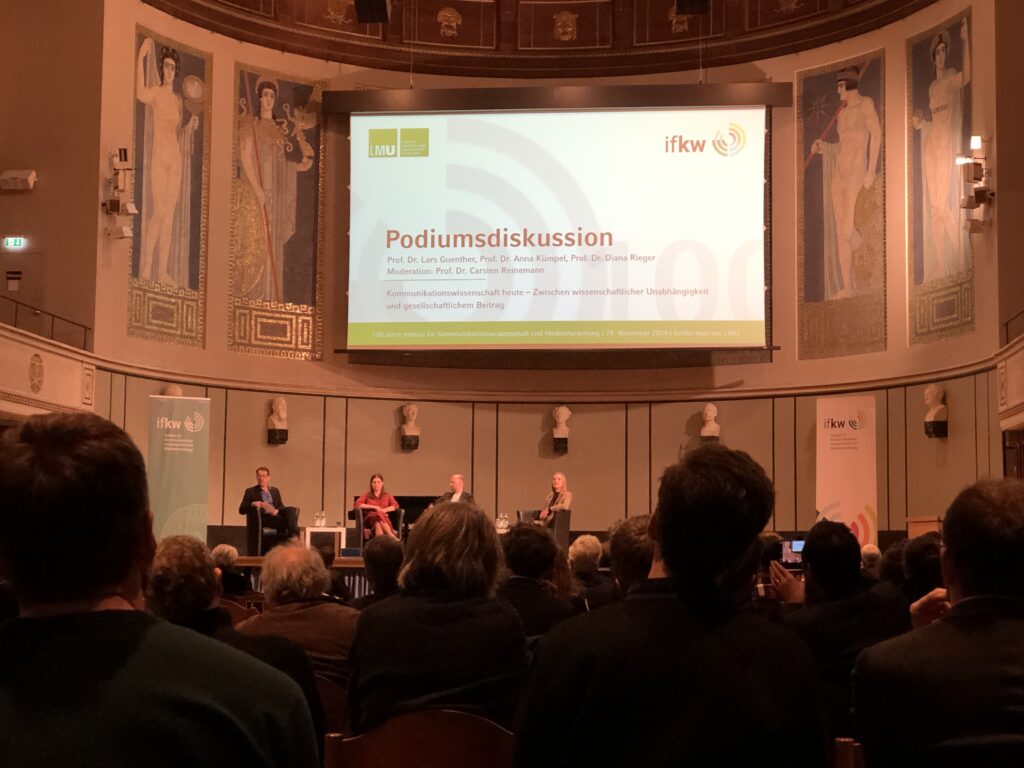 100 Jahre IfKW Podiumsdiskussion